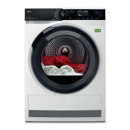 Uscatoare de rufe - Uscator de rufe AEG TR9396CE AbsoluteCare cu Pompa de caldura, 9 kg, Clasa B, motor Inverter,Wi-Fi,Tehnologie 3DScan cu senzor capacitiv,, Uscare Temporizata/Automata, Antisifonare+, Iluminare interio