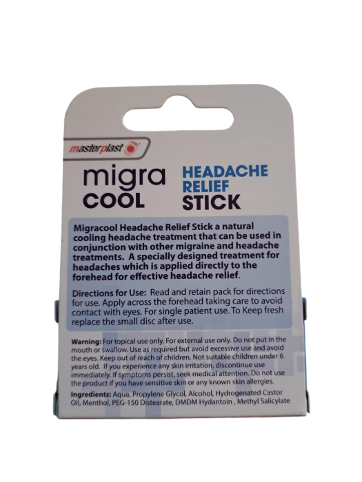 Balsam stick pentru calmarea migrenelor, Masterplast Migra Cool, 3.6g [2]