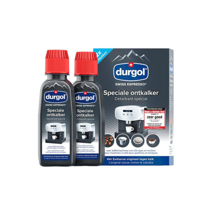 Durgol Swiss Espresso, Set 2 x Solutie decalcifiere pentru aparate de cafea, 2 x 125 ml [2]