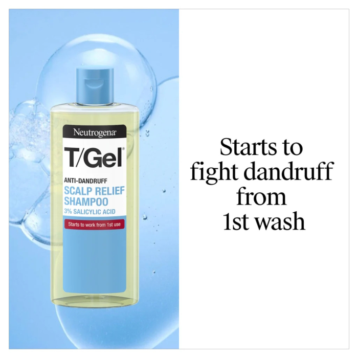 Neutrogena T/Gel Scalp Relief, 3% Acid Salicilic, Sampon anti-matreata, 150ml [6]