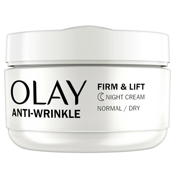 Olay Anti-Wrinkle, Firm& Lift, Crema antirid de noapte pentru ten normal / uscat, 50ml [3]