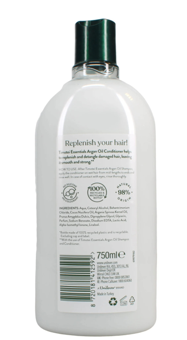 Timotei Essentials Balsam cu ulei de argan, 750ml [2]