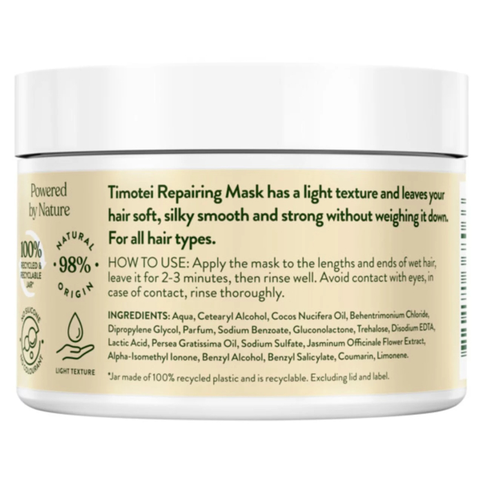 Timotei Repairing Masca de par reparatoare cu ulei de avocado si extract de iasomie, 300ml [2]