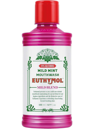 Ingrijire personala si Cosmetice - Apa de gura Euthymol Mild Mint FARA ALCOOL, 500ml