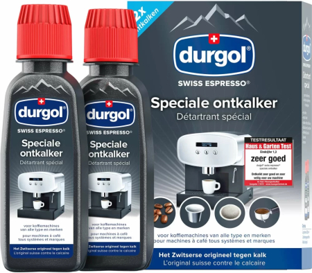 Curatenie si Detergenti - Durgol Swiss Espresso, Set 2 x Solutie decalcifiere pentru aparate de cafea, 2 x 125 ml