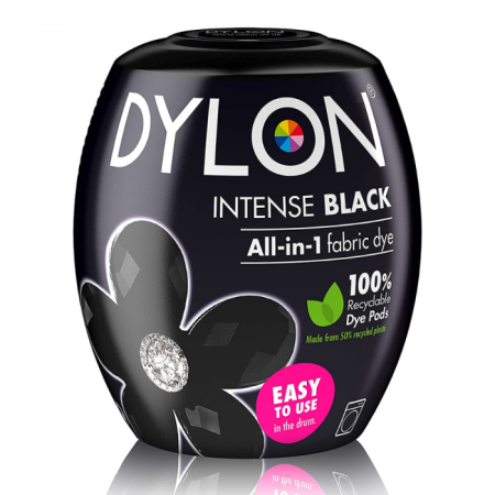Curatenie si Detergenti - Dylon Intense Black, Vopsea haine, Negru, 350 gr