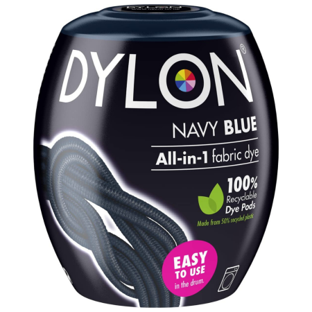 Curatenie si Detergenti - Dylon Navy Blue, Vopsea de haine, Albastru inchis, 350 gr