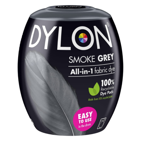 Curatenie si Detergenti - Dylon Smoke Grey, Vopsea de haine Gri , 350 gr