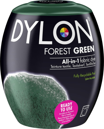 Curatenie si Detergenti - DYLON, Vopsea haine, pentru masina de spalat, Verde, Forest Green, 350 gr