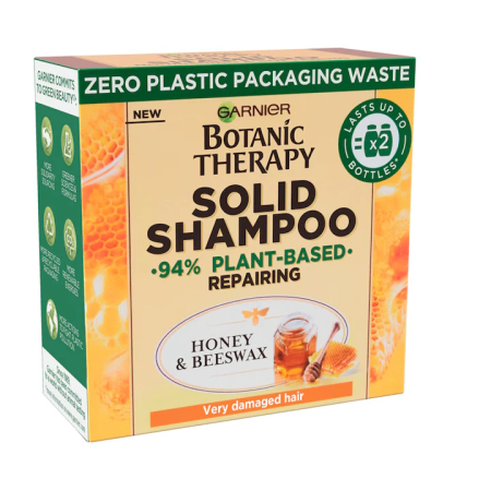 Ingrijirea parului - Garnier Botanic Therapy cu Miere, Sampon solid pentru par foarte deteriorat, 60g