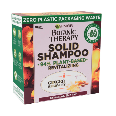 Ingrijirea parului - Garnier Botanic Therapy Sampon solid cu Ghimbir, pentru par subtire, 60 g