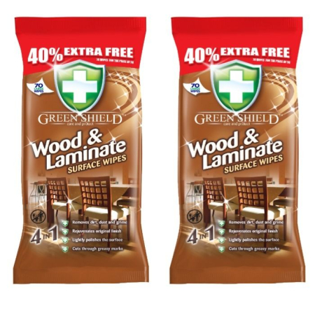 Curatenie si Detergenti - Green Shield Set 140 servetele umede pentru curatat mobila, XL