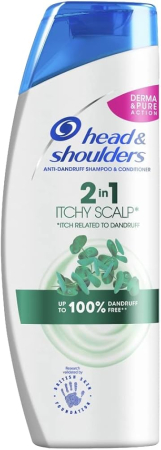 Ingrijirea parului - Head & Shoulders 2 în 1 Itchy Scalp, Sampon anti matreata, pentru scalp iritat cu mancarimi, 400 ml