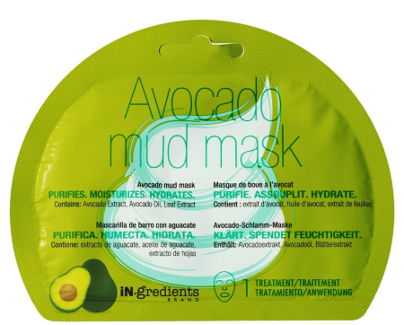 Ingrijirea tenului - Masca purificatoare cu avocado si argila In.gredients 15 ml