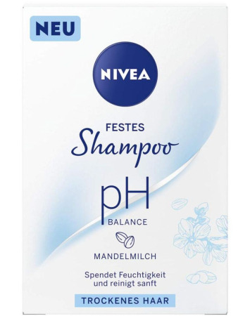 Ingrijirea parului - Nivea Sampon solid cu lapte de migdale pentru par uscat, 75g