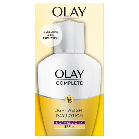 Ingrijirea tenului - Olay Complete, Lotiune de zi pentru ten normal si gras cu protectie SPF 15, 100ml