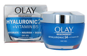 Ingrijirea tenului - Olay Hialuronic 24, Crema Hidratanta de Zi cu Niacinamida si Acid Hialuronic + Vitamina B5, 50 ml