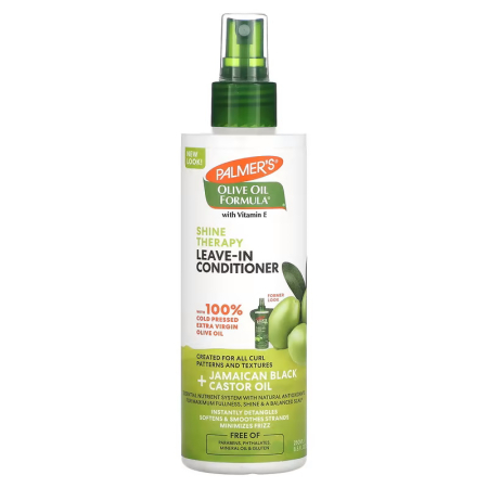 Ingrijirea parului - Palmer's Olive Oil Formula Shine Therapy Balsam Fara clatire cu ulei de masline si ulei de ricin 250 ml
