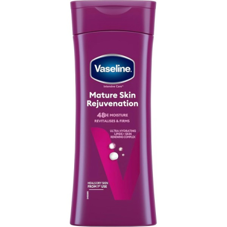 Ingrijire personala si Cosmetice - Vaseline Intensive Care Mature Skin Rejuvenation, Lotiune de corp pentru piele matura, 400ml