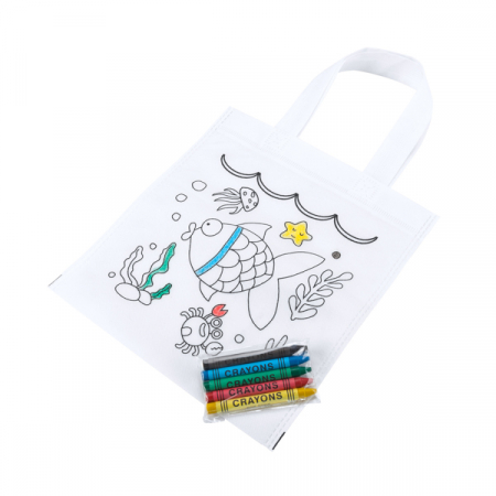 Geantă pentru copii non-woven cu desene ce pot fi colorate [3]