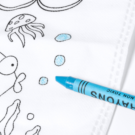 Geantă pentru copii non-woven cu desene ce pot fi colorate [2]