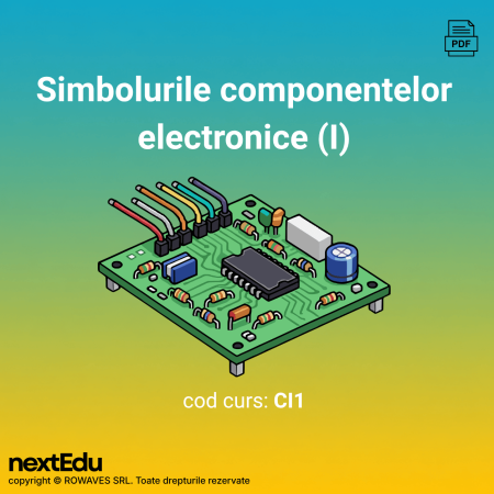 Cursuri de electronică în format digital - Simbolurile componentelor electronice (I) - curs PDF