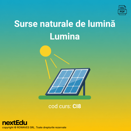 Cursuri de electronică în format digital - Lumina și sursele naturale de lumină - curs electronică