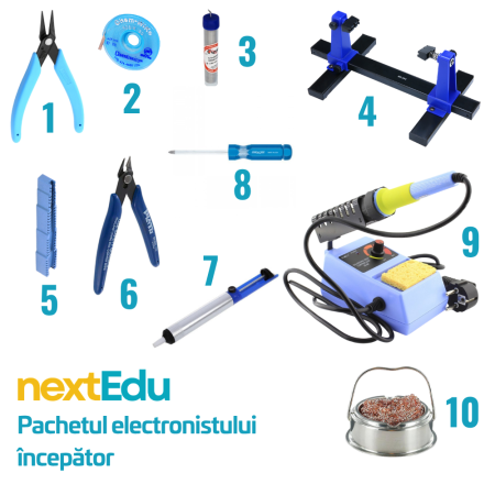 Montaje electronice - Pachetul Electronistului Începător PEI - trusa de start
