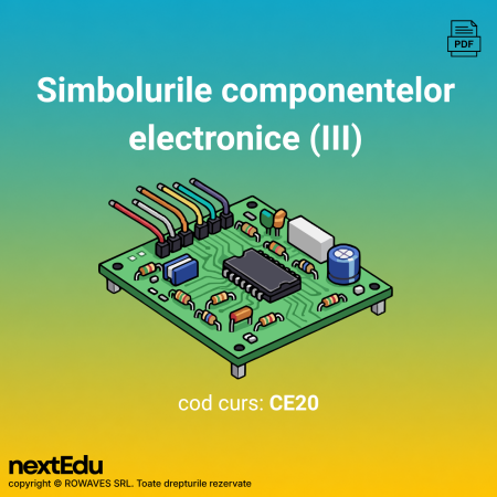 Cursuri de electronică în format digital - Simbolurile componentelor electronice (III) - curs PDF