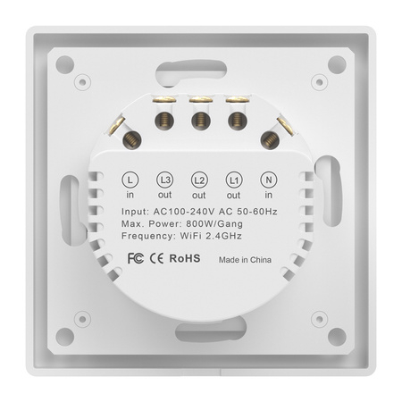 Avatto TS20-EU-W3 WiFi comutator de lumină tactil [2]