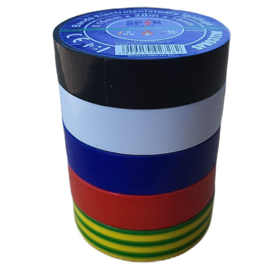 Banda Izolier Ignifuga 19X0.15mm 20M Multicolora [2]