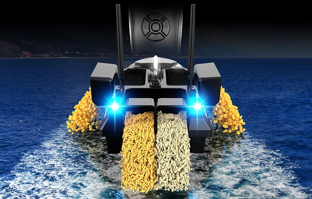 Barca cu momeala V802 12000mah  (negru) [2]