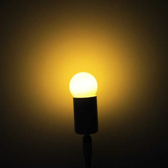 BEC LED E27 1W GALBEN G45, [2]