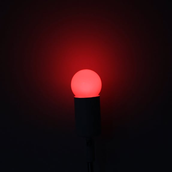 BEC LED E27 1W ROSU G45, [2]