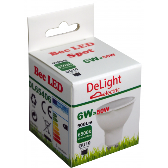BEC LED GU10 6W 6500K R50 15.000H [3]