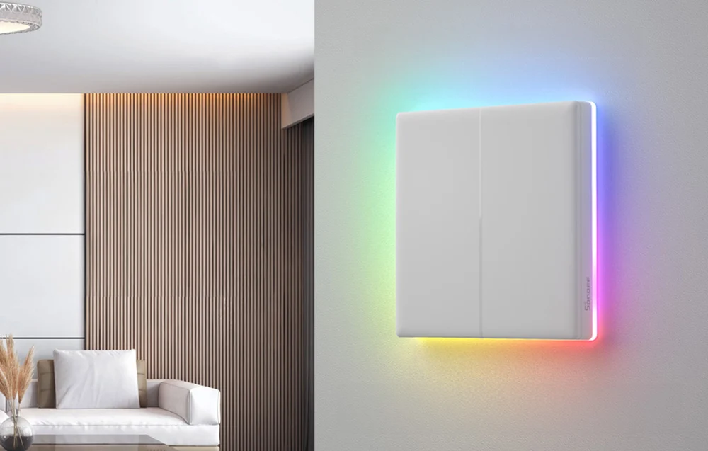 Comutator de perete Wi-Fi cu atingere inteligentă Sonoff TX T5 2C (2 canale) [4]