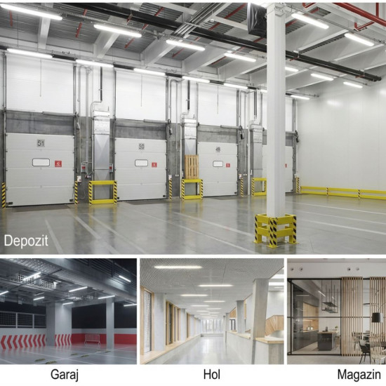 CORP LED LINIAR TRANSPARENT 54W/6500K/4500LM 1200mm [3]