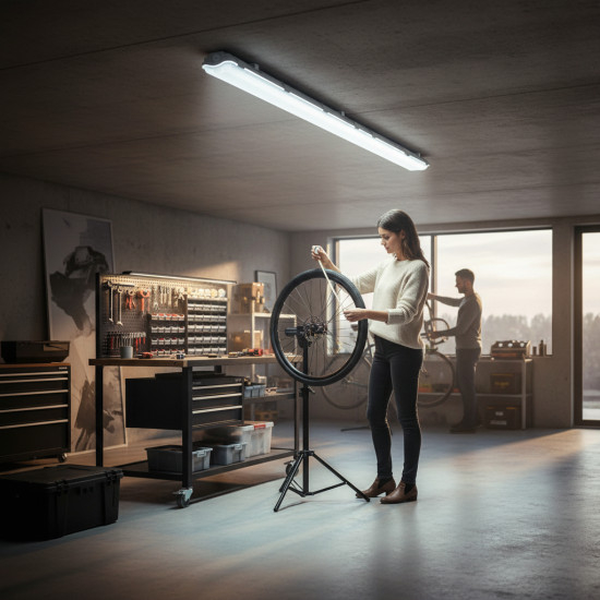 Corp Neon IP65 2X9W (Pentru Tub LED 60 cm), neechipat [3]