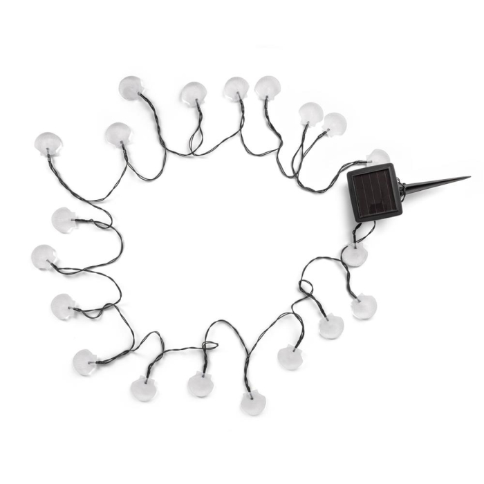 Ghirlandă solară 20x LED WW în scoică 5,8m [2]