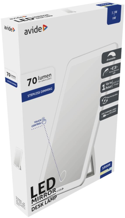 Lampă de birou LED 3.5W cu oglindă cosmetică [3]