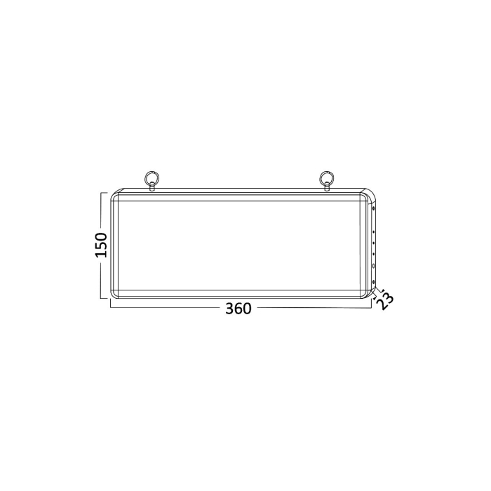 Lampa emergenta LED HIDRANT, 2W, cu acumulator,90 minute, Braytron [2]
