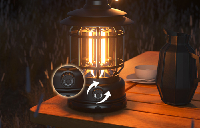 Lampa LED T51, 195lm, acumulator 2300mAh, incarcare USB-C [3]