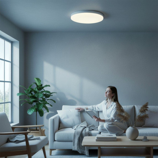 PLAFONIERA ECO LED ALBA FI250/16W/220V/6500K IP40 APLICA LED [3]