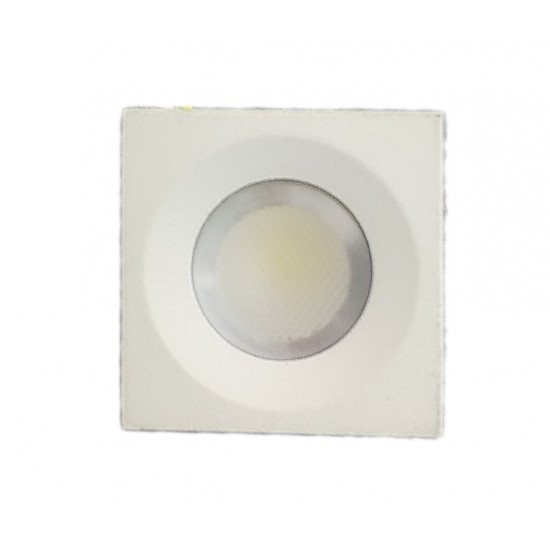 Spot LED Patrat pentru Mobila, 35x35mm, 3W 4100K, lumina neutra [2]