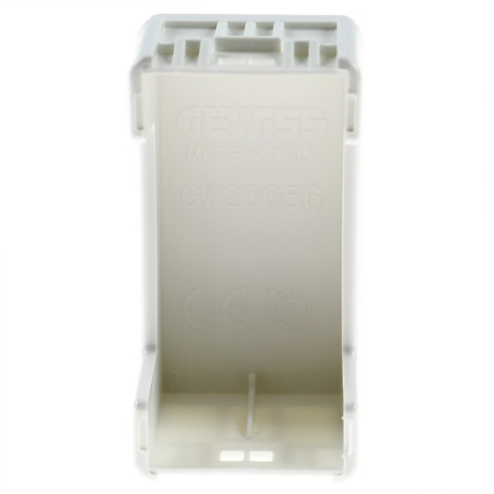 Tasta falsa(obturator) pentru aparataj modular Gewiss System 1 modul, alb, pentru priza/intrerupator [2]