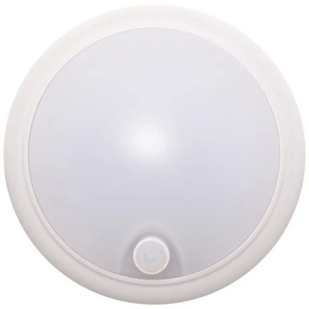 Plafoniere - Aplica LED cu senzor de miscare 360°, rotunda Ø171, 15W=100W, 1200Lm, IP65