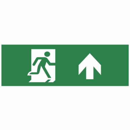 Iluminat de emergenta - AUTOCOLANT SAGEATA SUS