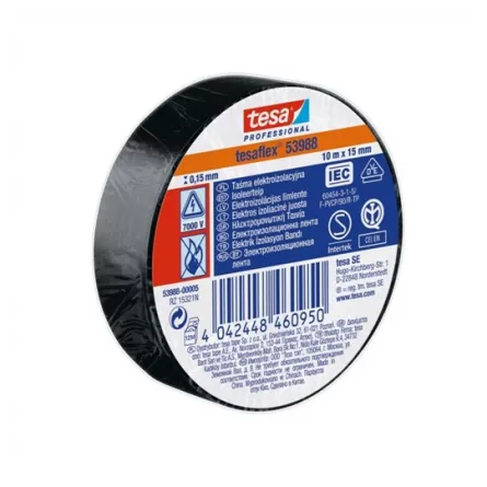 Accesorii instalatii electrice - Banda izolatoare TESA 20Mx19mm negru