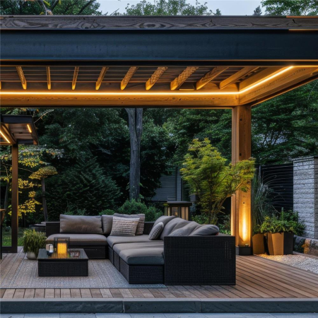 Benzi led - Bandă LED 220V 24W SMD3528 60LED 2700K IP67 5m