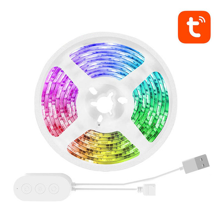 Bandă luminoasă WiFi RGB LED inteligentă Gosund SL1 (2,8 m), Tuya [1]